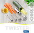 Lurch Germany Twister Stainless Steel Vegetable Drill, Ergonomic Handle with 4 Sizes for Coring