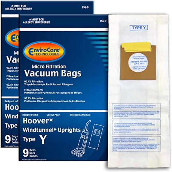 EnviroCare 18 Pack Replacement Micro Filtration Vacuum Cleaner Dust Bags for Hoover Windtunnel Type Y