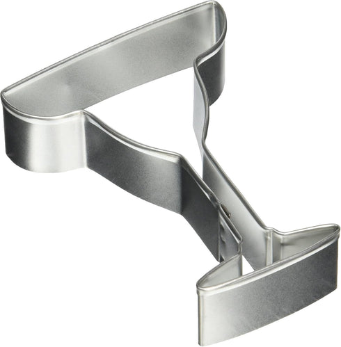 Margarita Glass Cookie Cutter, 4" by CybrTrayd - Silver