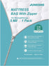 5 Mil Crib Size Mattress Bag with Zipper for Storage Moving, Heavy
