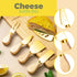 Gold Charcuterie Utensils Set, Cheese Butter Spreader Knife with Wooden Handles, Small Serving Tongs and Forks