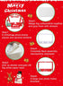 Christmas Photo Booth Props Frame, Party Supplies for Xmas/Winter/Holiday New Year Decorations