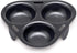HIC Kitchen Non-Stick 3-Egg Poacher Insert, PFOA and BPA Free, Fits 8-Inch and Larger Pans