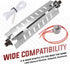 Seentech WR51X10055 Defrost Heater, WR55X10025 Temperature Sensor, WR50X10068 Defrost Thermostat - Compatible GE & Hotpoint Refrigerators - Replaces: WR51X10030, AP3183311, 914088, AH303781