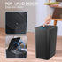 2.65Gallon/10 75 Kitchens(2 Pack) Liter Push-StyleTrash Can with Trash Bags. Combines pet-Proof, Odor-Proof, and Quiet
