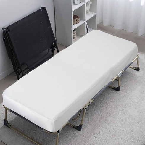 3175 2 Pack, Biloban Cot Sheets Cot Size Fitted Sheet Fits for Narrow Twin Mattress/RV Bunk Mattress/Guest Beds