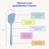 GIR: Get It Right Silicone Cooking Spatula Turner, Mini 11-In Slate, One-Piece Design & Heat-Resistant up to 425°F,