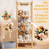 WORLDMX 57In Stuffed Animal Storage with Toys Tray, Large Wooden Stuffy Plushies Storage Holder Extra Large Capacity