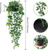 Whonline Fake Hanging Plants, Artificial Small Potted Plants for Indoor Outdoor Aesthetic Decor - 1 Pack
