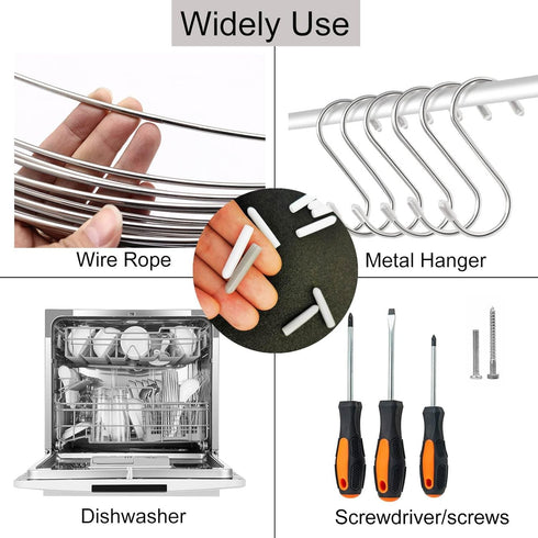 Universal Dishwasher Rack Tine Prong Repair End Cover Caps - 100PC Anti Slip Dishwasher Repair Tip Caps