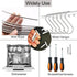 Universal Dishwasher Rack Tine Prong Repair End Cover Caps - 100PC Anti Slip Dishwasher Repair Tip Caps
