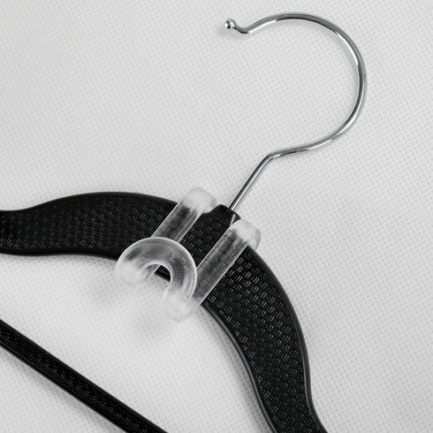 Mlici Hanger Hooks - 60 Pack Space Saving Clothes Hanger Connector Hooks for Closet Organizer (Clear)