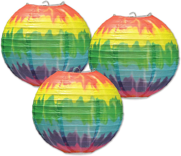 Beistle Tie Dye Lanterns