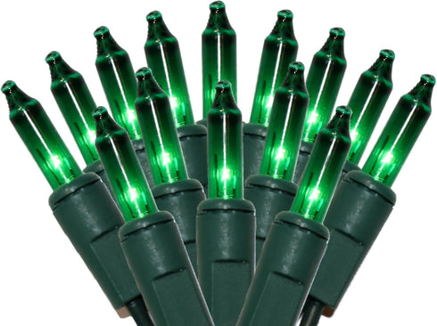 Holiday Pride 100 Count 24 St Patricks Day Lights - Green Christmas Tree Lights with Green Wire - - Ft - Indoor/Outdoor