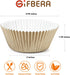 Gifbera Natural Metallic Foil Cupcake Liners, Standard Size Baking Cups for Celebration, 200-Count Muffin Liners