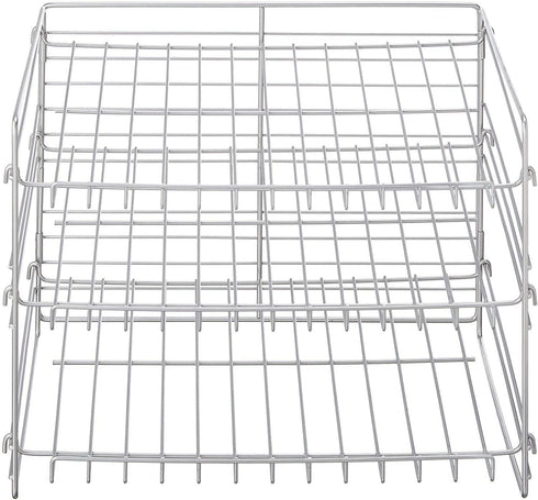 Iron Wire Stackable Chrome Can Rack Organizer