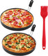 8" Omelet Ring for Griddle, 2 Packs Non-Stick Stainless Steel Pancake Rings, Omelet Maker with Silicone Handle
