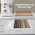 MinBoo Bamboo Coffee Pod Storage Holder, Drawer Insert for Vertuoline Capsules, Compatible for Kitchen, Home, Office