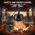 5 Reptiles(2 Pack) Enhon Chicken Coop Heater with LED Lighting, Adjustable Temperature, Timer & Safety Features Ft Long