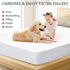 King Mattress Protector Cover - 76"x80" Fits 9-12" Deep, Waterproof Encasement with Premium Breathable Soft Fiber