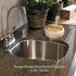 Soap Dish with Drain and Self-Draining Sponge Holder for Sink, Shower, Bathroom, and Kitchen - Rustic Resin Soap Saver