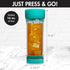 Primula Press & Go Iced Tea Brew Tumbler, 16 oz, Teal