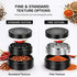 GRAVEND 3" Inch Large Spice & Seasoning Grinder, Dual Grind Plate for Fine and Medium result