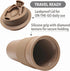 Stephan Roberts 16 oz Set (2 Pack) Coffee Tumbler Insulated Double Wall Travel Mug with Leak Proof Lid, Cup Holder