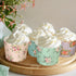 Uiifan 60 Pcs Floral Paper Baking Cups, Disposable Greaseproof Muffin Baking Cups for Party Decorations