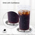 Staruby Set 6 4 Inch, Coasters Absorbent Ceramic Coaster Drink Coasters with Cork Back Sleepy Cats of Round Coaster Non