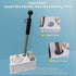 Set, 16.14 Inch 2 Toilet Bowl Cleaner Brush and Holder Pumice Stone with Handle for Cleaning, Hard Water Stain Remover
