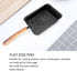 Breakfast Flat Pan, Tamagoyaki Omelette Pan, Frying Pan Iron Non Stick Square Thick Multifunction Japanese Omelette Pan for Home Kitchen Tool by MOUMOUTEN