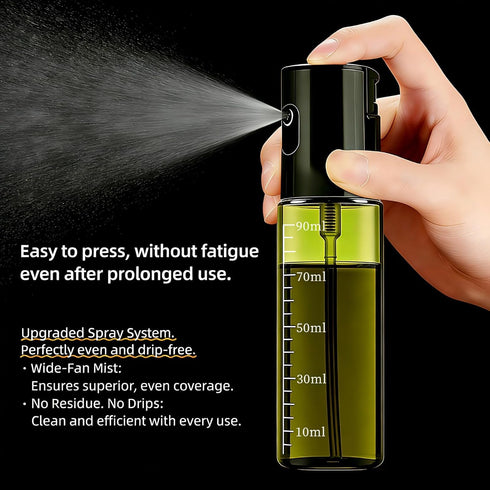 Eavkoar 100ml Cooking Oil Spray Bottle, Olive Oil and Avocado Oil Spray Bottle, Olive Oil Spray Bottle, Kitchen Tools