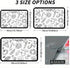Dish Drying Mat, Super Absorbent Coffee Mat, Rubber Backed for Kitchen Counter and Coffee Machine (12"x16", White)