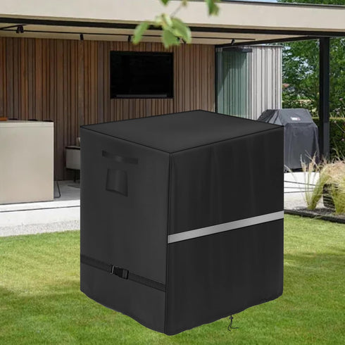 NEWFOM (23 18 21inch) Deck Box Cover Heavy Duty Waterproof Deck Box with Handle, Outdoor Large Storag Cover Patio
