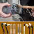 9PCS Coffee Machine Cleaning Brush Set, Wooden Grinder Brush with Black Handle for Coffee Machines