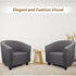 1 Barrel Chair Covers Slipcover, Piece High Stretch Club Chair Slipcover with Arms, Chair Slipcover Soft Armchair Sofa