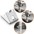 HK 920158 Freezer Shelf Clip, Replacement Shelf Support for Refrigerator, Stainless Steel Hooks, Pack of 10
