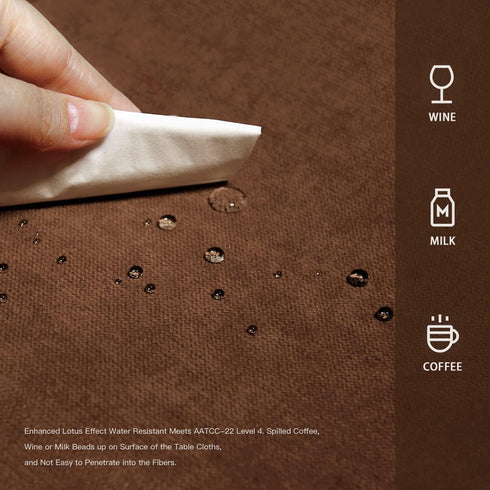 57x85) BALCONY & FALCON Rectangle Tablecloth Washable Wrinkle Resistant and Water Proof Table Cloth Decorative Linen