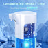 Minwiier 18.6 oz/550mL 4Mode (1s/1.5s/1.8s/2.3s), 1200mAh (7000 IPX6, Automatic Mouthwash Dispenser for Bathroom - fl