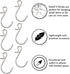 Millennial Essentials 35pcs Small S Hooks, Metal S Shaped Wire Hook Hangers for DIY Crafts, Jewelry, Key Chains
