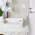 PU Leather Valet Tray Organizer, Small Nightstand Organizer Bedside Desktop Storage for Womens and Men, Perfume Trinket
