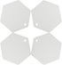 4 Pack Silicone Trivet Mats, DIY Dish Drying Mat, Non-Slip & Heat Resistant Kitchen Hot Pads for Countertops