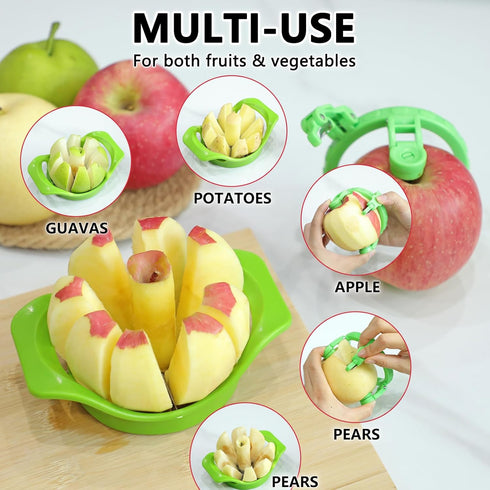 FENGWANGLI 3.86 Inch 8 Apple Peeler Corer Slicer, Orbital Pear Peeler, Manual Apple Cutter Tool In Slices for Potato
