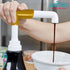 Good Times Coffee Co. Sauce Pump Dispenser (Pack of 2) - Fits 87.3 to 90.4 Ounce Bottles, Gold