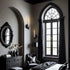 Set 2 0.82 Inch Matte Black Wall Sconce Candle Holders of for Taper Candles, Minimalist Metal Wall Mounted Candlestick