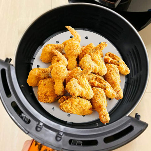 Beasea 11 Inch Air Fryer Parchment Paper, 200pcs Disposable Liners for Air Fryer and Steaming Basket