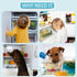 2 Pack Child Proof Fridge Lock, Refrigerator Fridge Freezer Door Latch to Keep Closed, Refrigerator Door Lock for Toddlers and Aging Seals, Easy to Install and No Unsightly Straps Required (White)