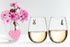 Magnetic Wine Glass Charms - Cute Bunnies and Flower Drink Markers Set of 6
