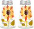 Grant Howard 39013 Hand Painted Tapered Salt and Pepper Shaker Set, Sunflowers, Yellow